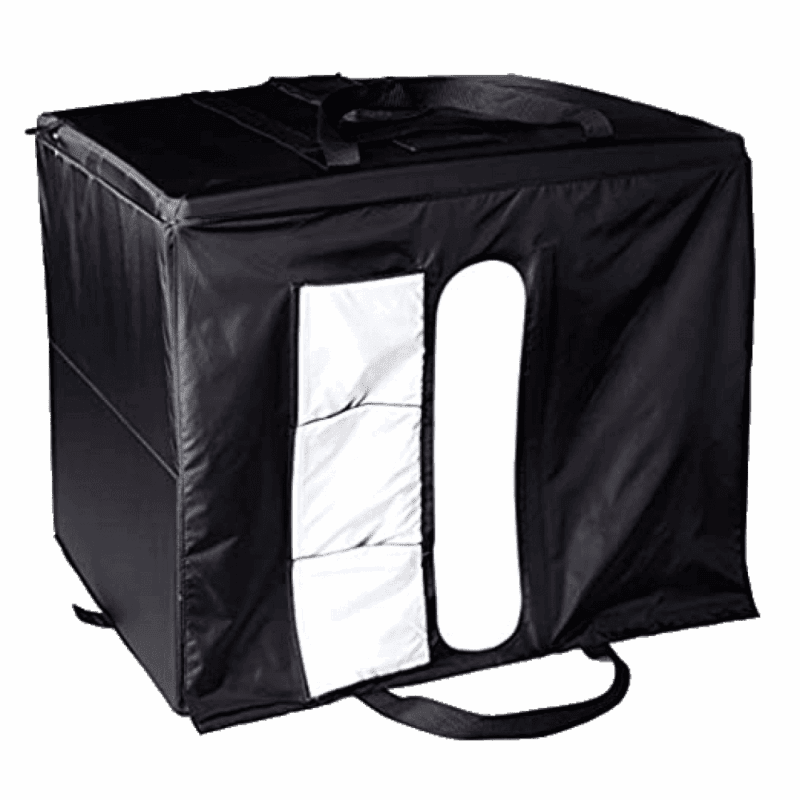 Amazon Basics sammenleggbart stort produktfotostudio. Portable Foldable Photo Studio Box with LED Light (62x76x62cm)