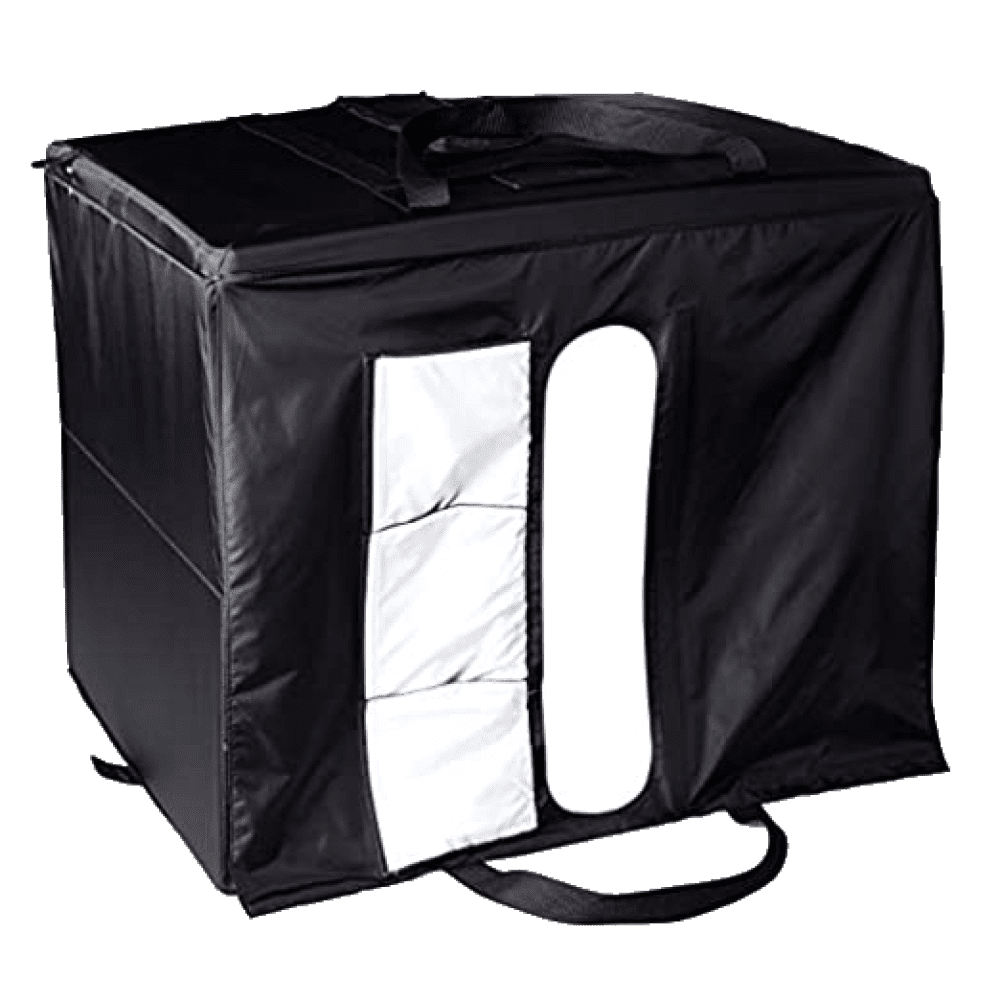 Amazon Basics sammenleggbart stort produktfotostudio. Portable Foldable Photo Studio Box with LED Light (62x76x62cm)