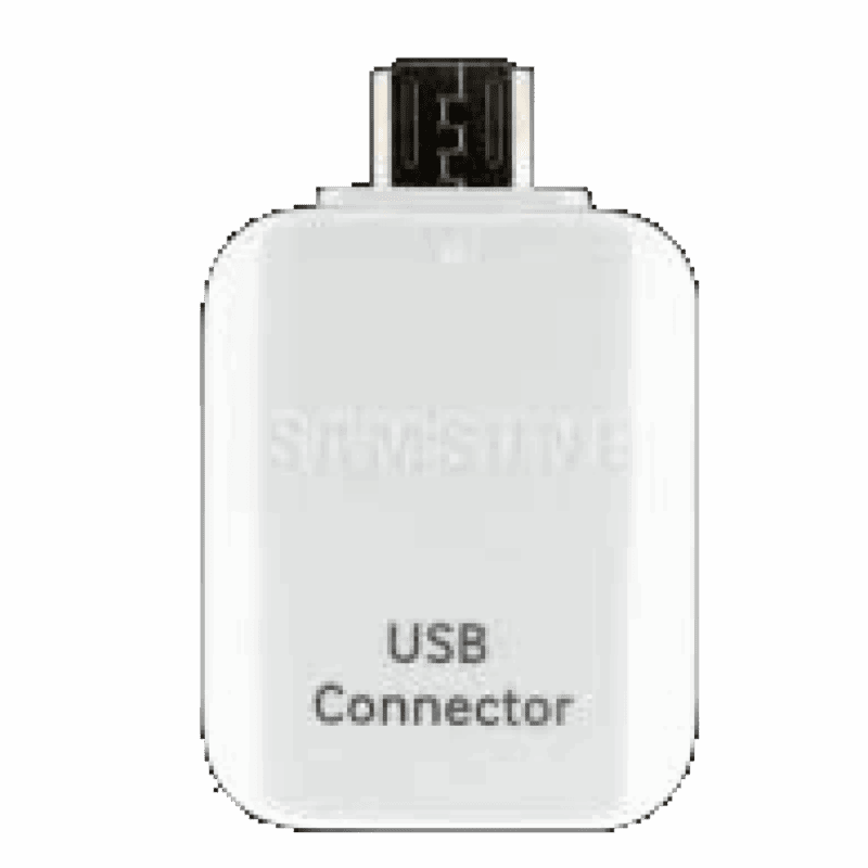 Samsung OTG adapter USB til micro-USB HVIT GH96-09728A bulk