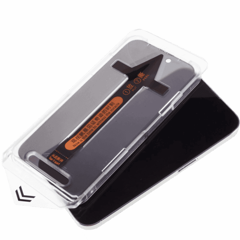 Skjermbeskyttelse PRIVACY* for Apple iPhone 13/13PRO/14 herdet glass 9H QUICK FIT* second film 6.1-toms