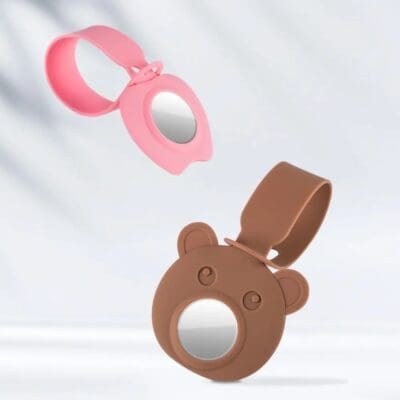 Nøkkelringholder for Apple AirTag for nøkkelknippe, kjeledyr osv.