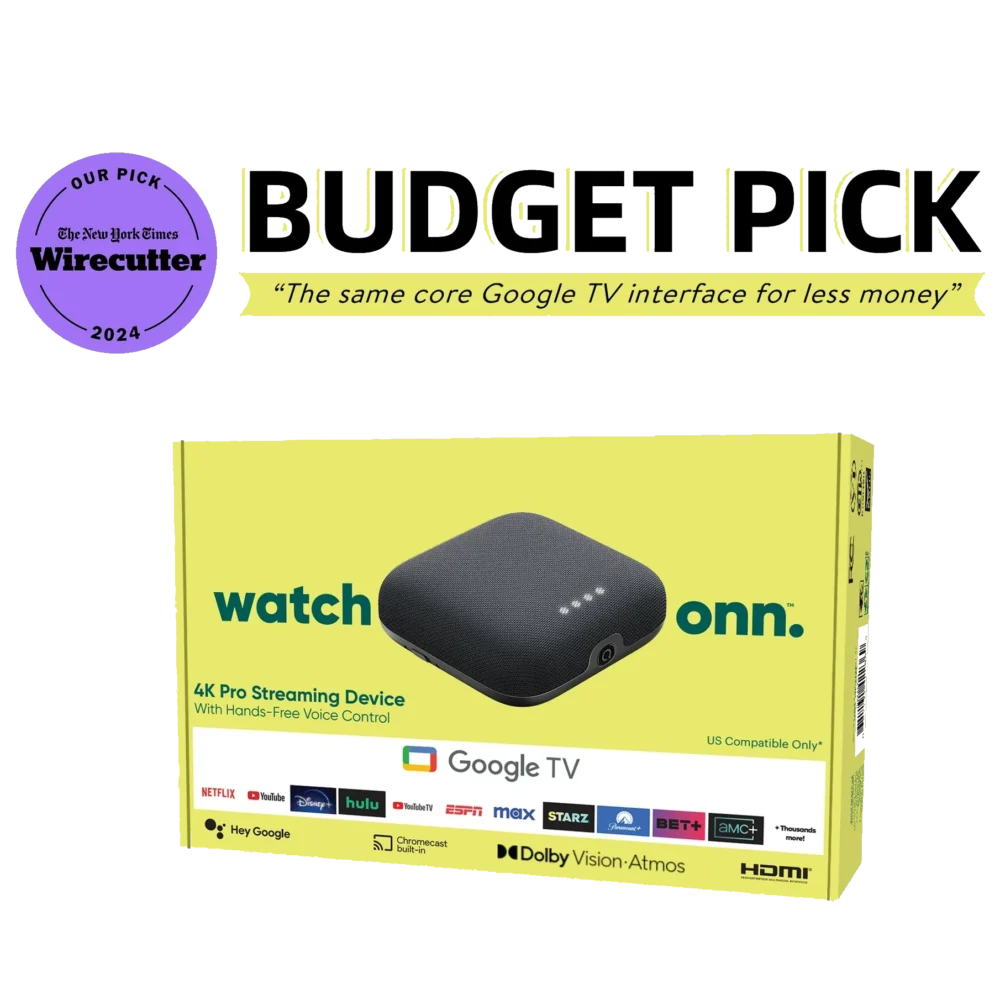 onn. Google TV (krever VPN-ruter for oppsett*)